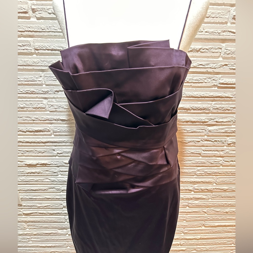 Ralph Lauren Cocktail/Wedding Dress, Size 6, Plum